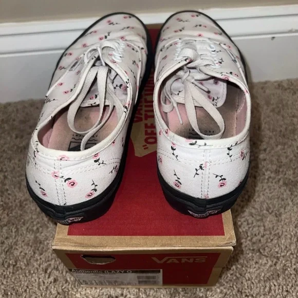 VANS Authentic Lazy Oaf Multi/Black Sneakers Men’s Size 6.5 Women’s 8 w/OG Box - Picture 3 of 10